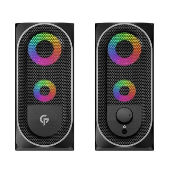 Porodo Gaming Stereo Speakers Bluetooth - Black